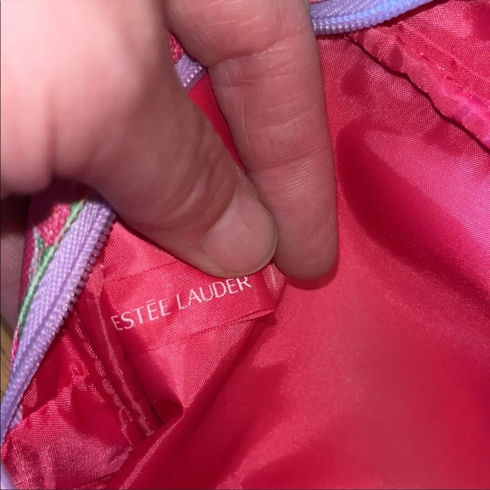 Lilly Pulitzer for Estee Lauder Zippered Cosmetic Travel Bag.